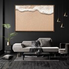 Quadro Decorativo Beira Mar Moderno Com Moldura E Sem Vidro 9