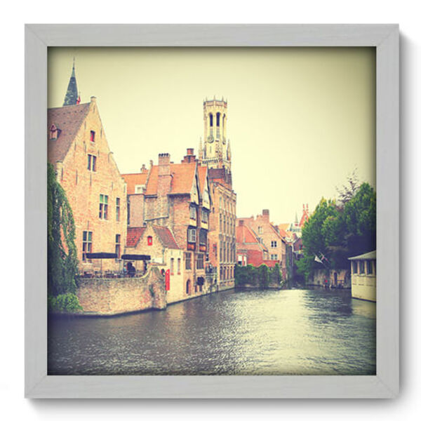 Quadro Decorativo - Bélgica - 33cm X 33cm - 094qnmbb