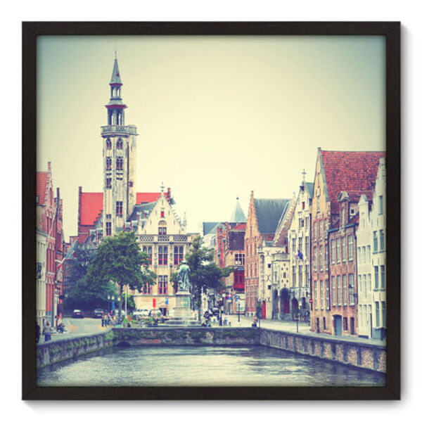 Quadro Decorativo - Bélgica - 70cm X 70cm - 095qnmdp