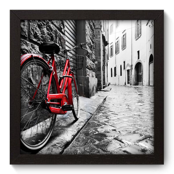 Quadro Decorativo - Bicicleta - 22cm X 22cm - 007qndap