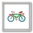 Quadro Decorativo - Bicicleta - 33cm X 33cm - 110qdib