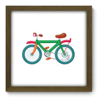 Quadro Decorativo - Bicicleta - 33cm X 33cm - 110qdim