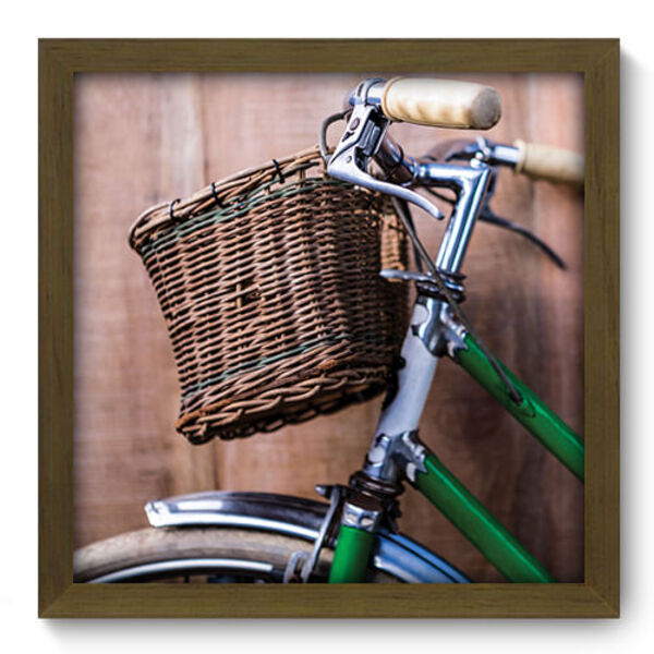 Quadro Decorativo - Bicicleta - 33cm X 33cm - 227qddm