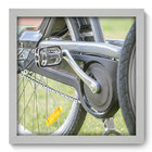 Quadro Decorativo - Bicicleta - 33cm X 33cm - 333qddb