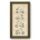 Quadro Decorativo - Bicicletas - 19cm X 34cm - 038qdvm