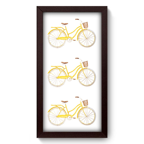 Quadro Decorativo - Bicicletas - 19cm X 34cm - 099qdvp