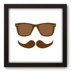 Quadro Decorativo - Bigode - 22cm X 22cm - 106qndap