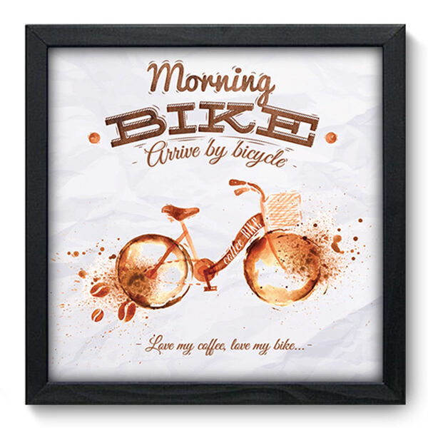 Quadro Decorativo - Bike - 33cm X 33cm - 131qddp