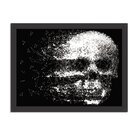 Quadro Decorativo Black Skull Faded