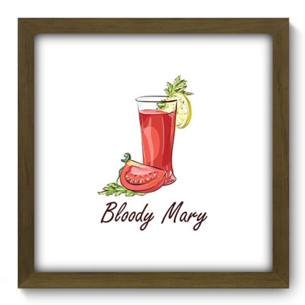 Quadro Decorativo - Bloody Mary - 33cm X 33cm - 379qdcm