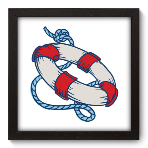 Quadro Decorativo - Boia - 22cm X 22cm - 061qdip