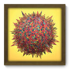 Quadro Decorativo - Bola - 33cm X 33cm - 179qdam