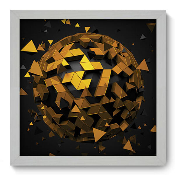 Quadro Decorativo - Bola - 33cm X 33cm - 183qdab