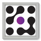 Quadro Decorativo - Bolas - 22cm X 22cm - 049qnaab