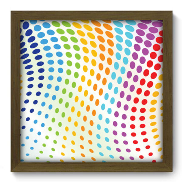 Quadro Decorativo - Bolas - 33cm X 33cm - 138qdam