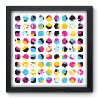 Quadro Decorativo - Bolas - 33cm X 33cm - 150qnabp