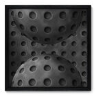 Quadro Decorativo - Bolas - 50cm X 50cm - 024qnacp