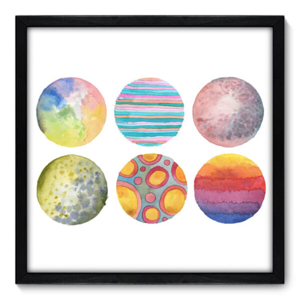 Quadro Decorativo - Bolas - 50cm X 50cm - 044qnacp