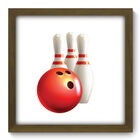 Quadro Decorativo - Boliche - 33cm X 33cm - 209qddm