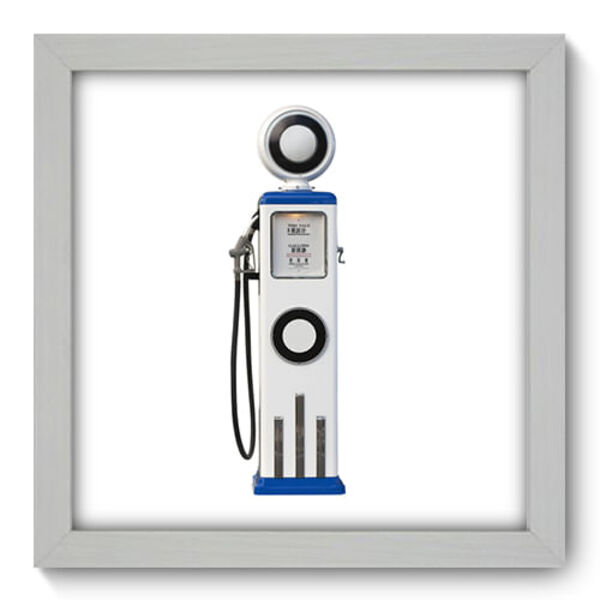 Quadro Decorativo - Bomba De Gasolina - 22cm X 22cm - 006qnvab