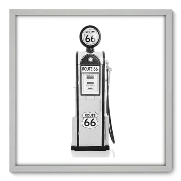 Quadro Decorativo - Bomba De Gasolina - 70cm X 70cm - 007qnvdb