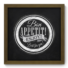Quadro Decorativo - Bon Appetit - 33cm X 33cm - 311qdcm