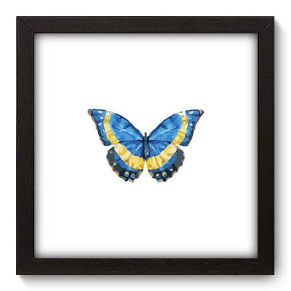 Quadro Decorativo - Borboleta - 22cm X 22cm - 091qdsp