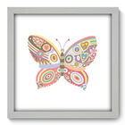 Quadro Decorativo - Borboleta - 33cm X 33cm - 113qdib