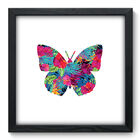 Quadro Decorativo - Borboleta - 33cm X 33cm - 253qdsp