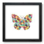 Quadro Decorativo - Borboleta - 33cm X 33cm - 255qdsp