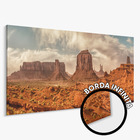 Quadro Decorativo Borda Infinita Paisagem Cânions No Deserto
