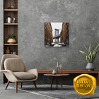 Quadro Decorativo Borda Infinita Ponte Do Brooklyn 60x60cm