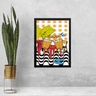 Quadro Decorativo Boteco - Rio De Janeiro 45x34cm - Com Vidro