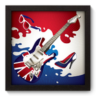 Quadro Decorativo - British - 22cm X 22cm - 014qdgp