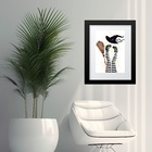 Quadro Decorativo Bruxa Cansada - 60x48cm Moldura Branca