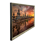 Quadro Decorativo Budas 40x60cm Dourado