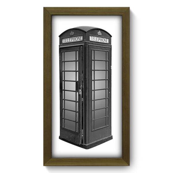 Quadro Decorativo - Cabine - 19cm X 34cm - 232qdmm