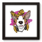 Quadro Decorativo - Cachorro - 22cm X 22cm - 012qnsap