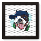 Quadro Decorativo - Cachorro - 22cm X 22cm - 016qnsap