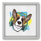 Quadro Decorativo - Cachorro - 33cm X 33cm - 017qnsbb