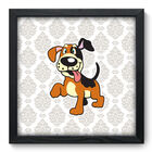 Quadro Decorativo - Cachorro - 33cm X 33cm - 084qdbp