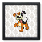 Quadro Decorativo - Cachorro - 33cm X 33cm - 084qdbp