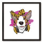 Quadro Decorativo - Cachorro - 70cm X 70cm - 012qnsdp