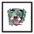 Quadro Decorativo - Cachorro - 70cm X 70cm - 013qnsdp