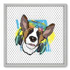 Quadro Decorativo - Cachorro - 70cm X 70cm - 017qnsdb