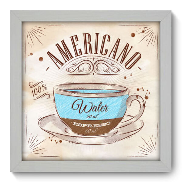 Quadro Decorativo - Café - 22cm X 22cm - 180qdcb