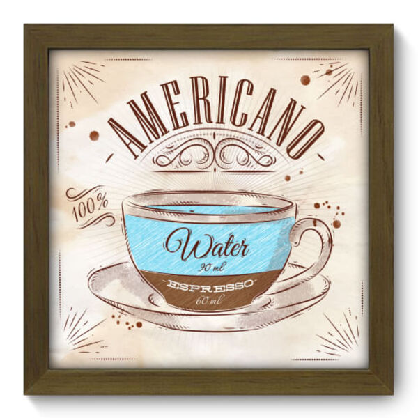 Quadro Decorativo - Café - 22cm X 22cm - 180qdcm