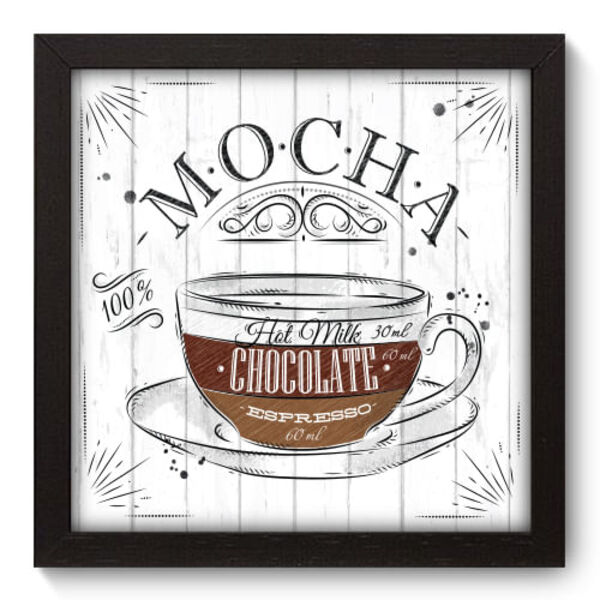 Quadro Decorativo - Café - 22cm X 22cm - 183qdcp