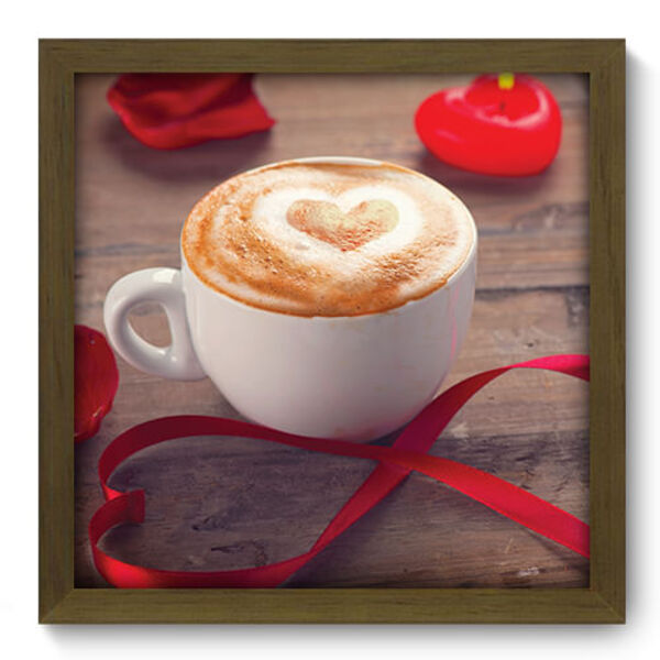 Quadro Decorativo - Café - 33cm X 33cm - 045qdom