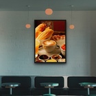 Quadro Decorativo Café Da Manhã Coração  - 70x50cm Moldura Pr